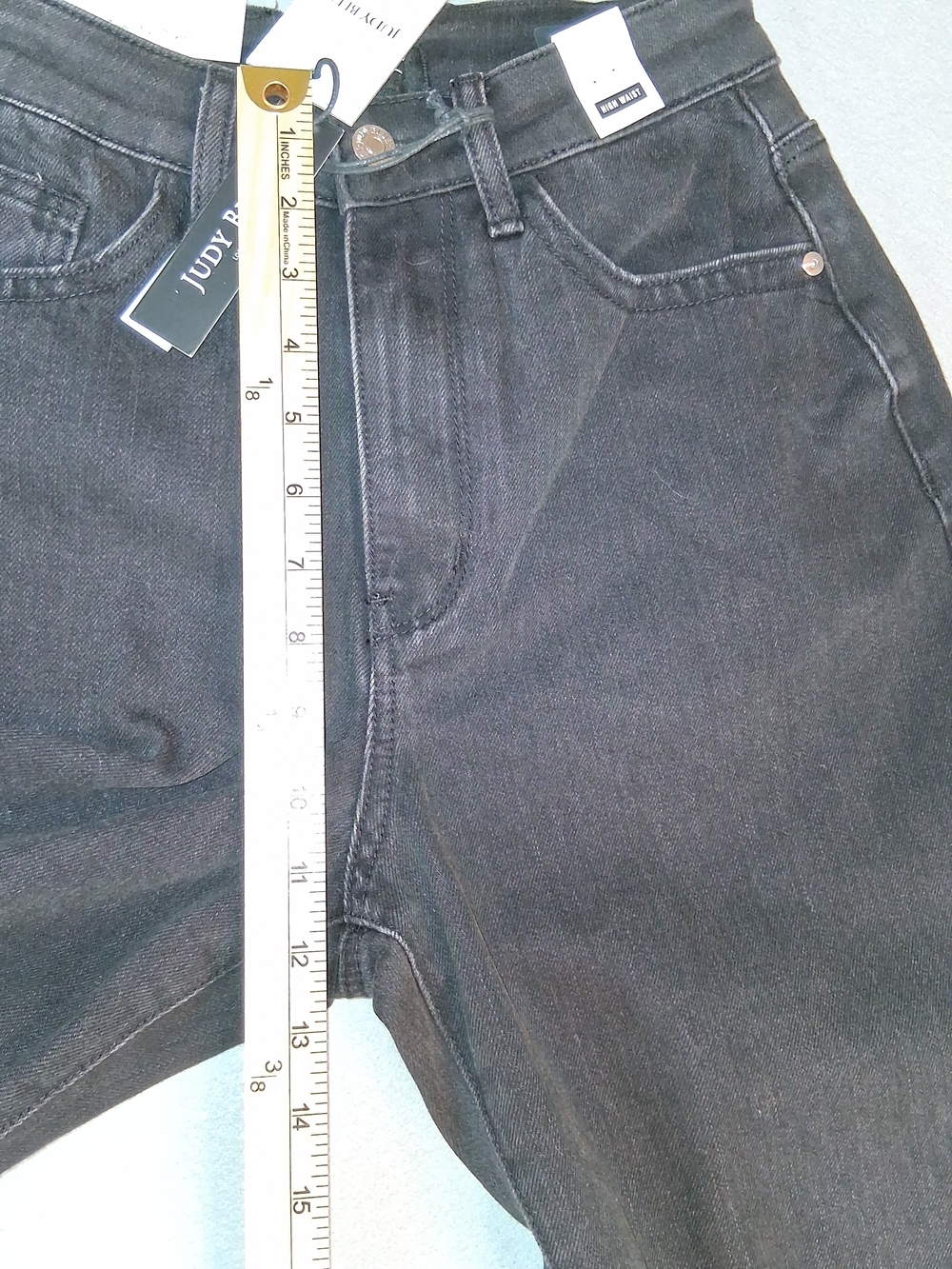 Judy Blue High waisted Relaxed fit through hip and thigh. Barrel/wide leg. NWT - Picture 8 of 13